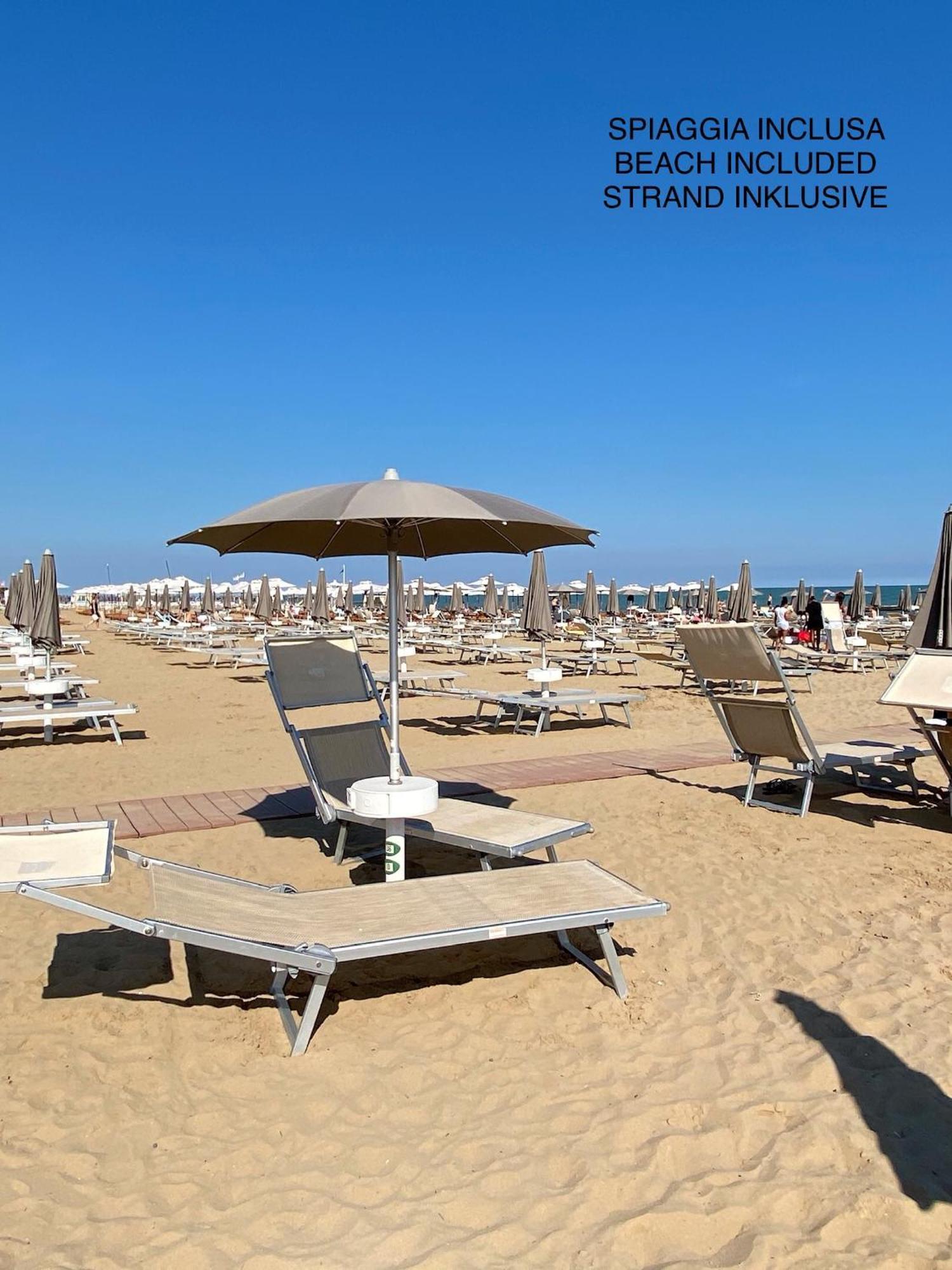 Agua Apartment With Beach Included Лидо-ди-Езоло Экстерьер фото